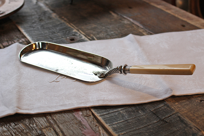 アンティーク・シルバープレートダストパン | 雑貨とアンティークのお