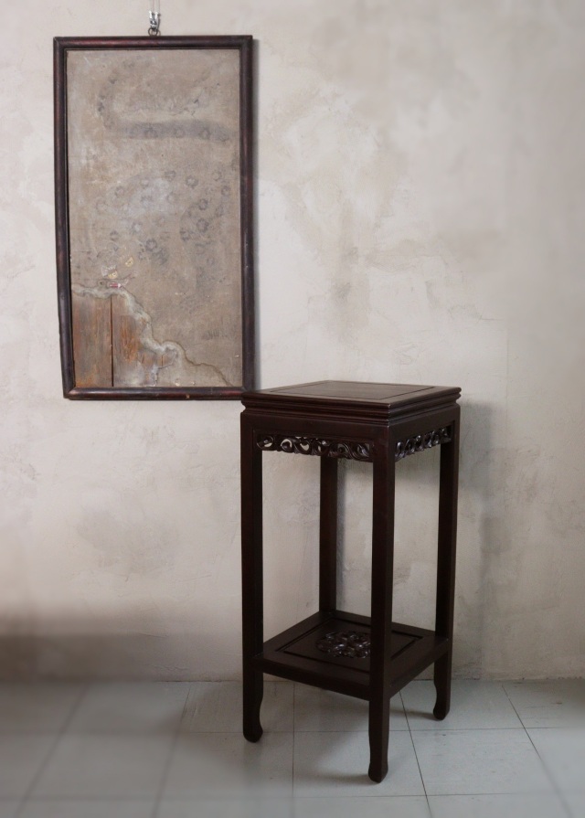 花台 サイドテーブル コンソールテーブル チェスト 中国家具