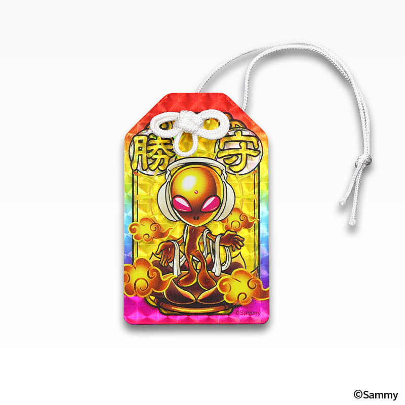 ゴールドエイリやん ホログラムアクリルお守り