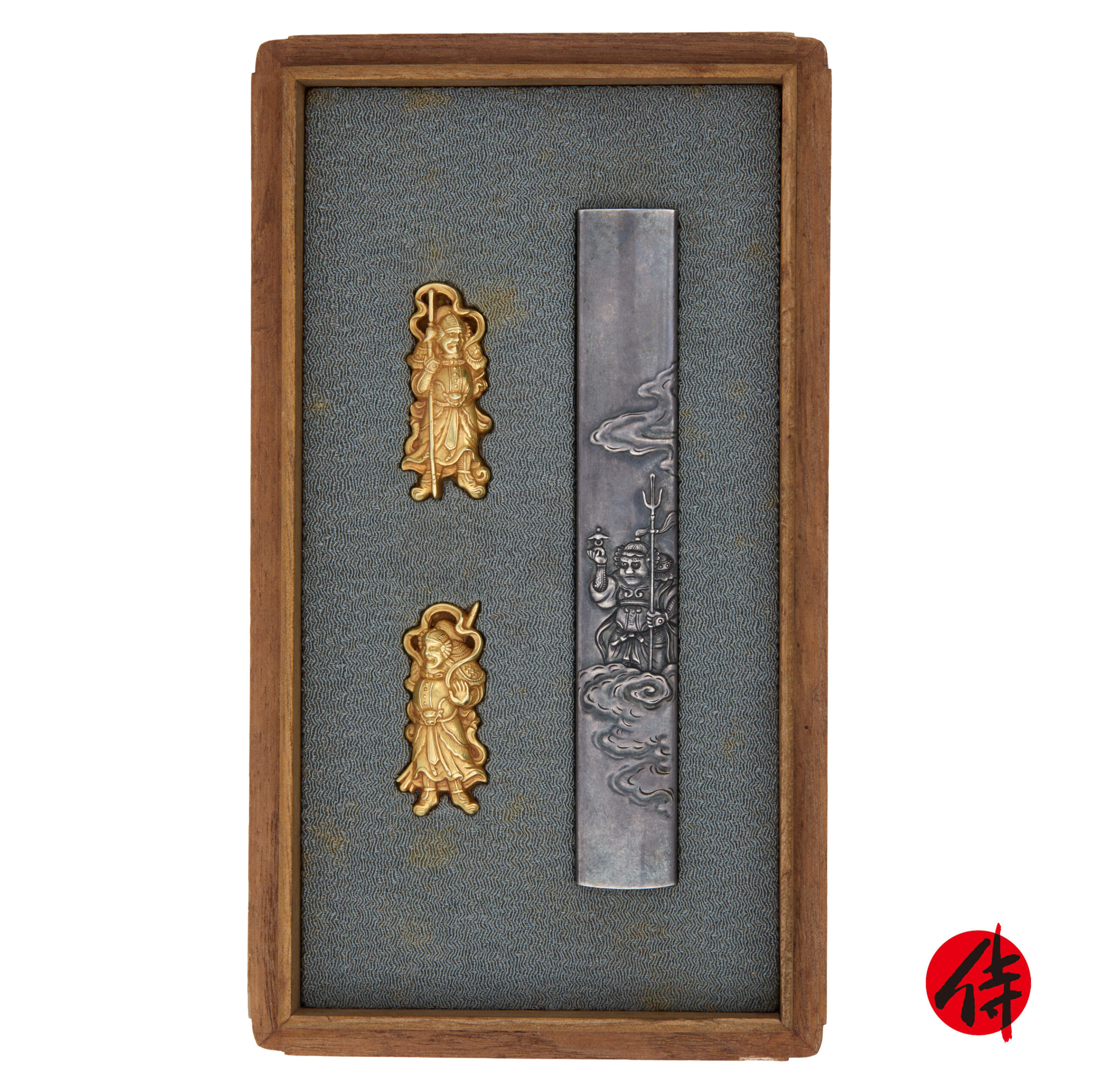 Edo period antique Kozuka and Menuki for Samurai Sword (KM-4