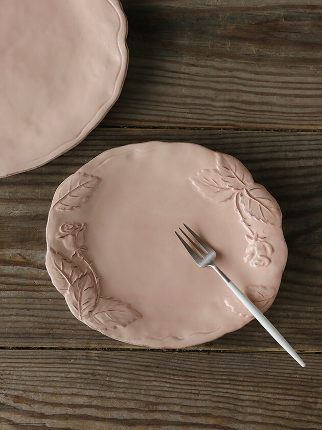 Virginia Casa ROMANTICA デザートプレート23cm ピンク