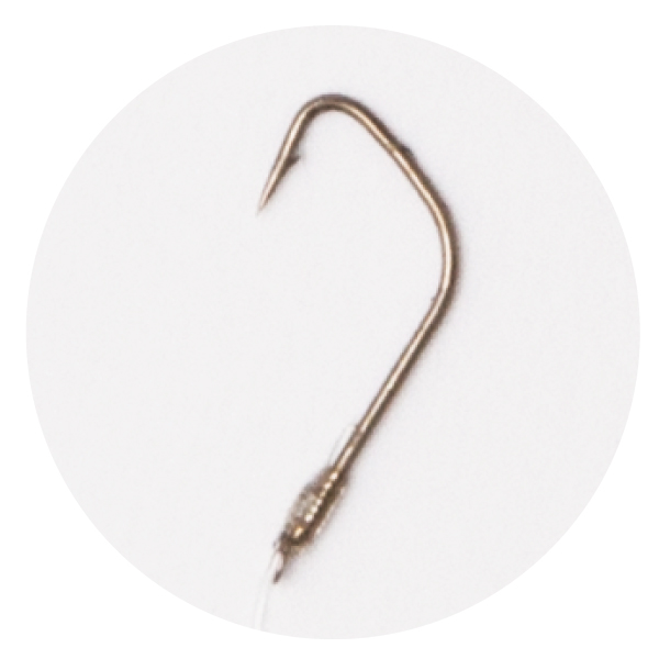 エビ鈎（茶）糸付 | 釣り｜海釣り仕掛｜渓流仕掛｜釣り針の（株）ささめ針