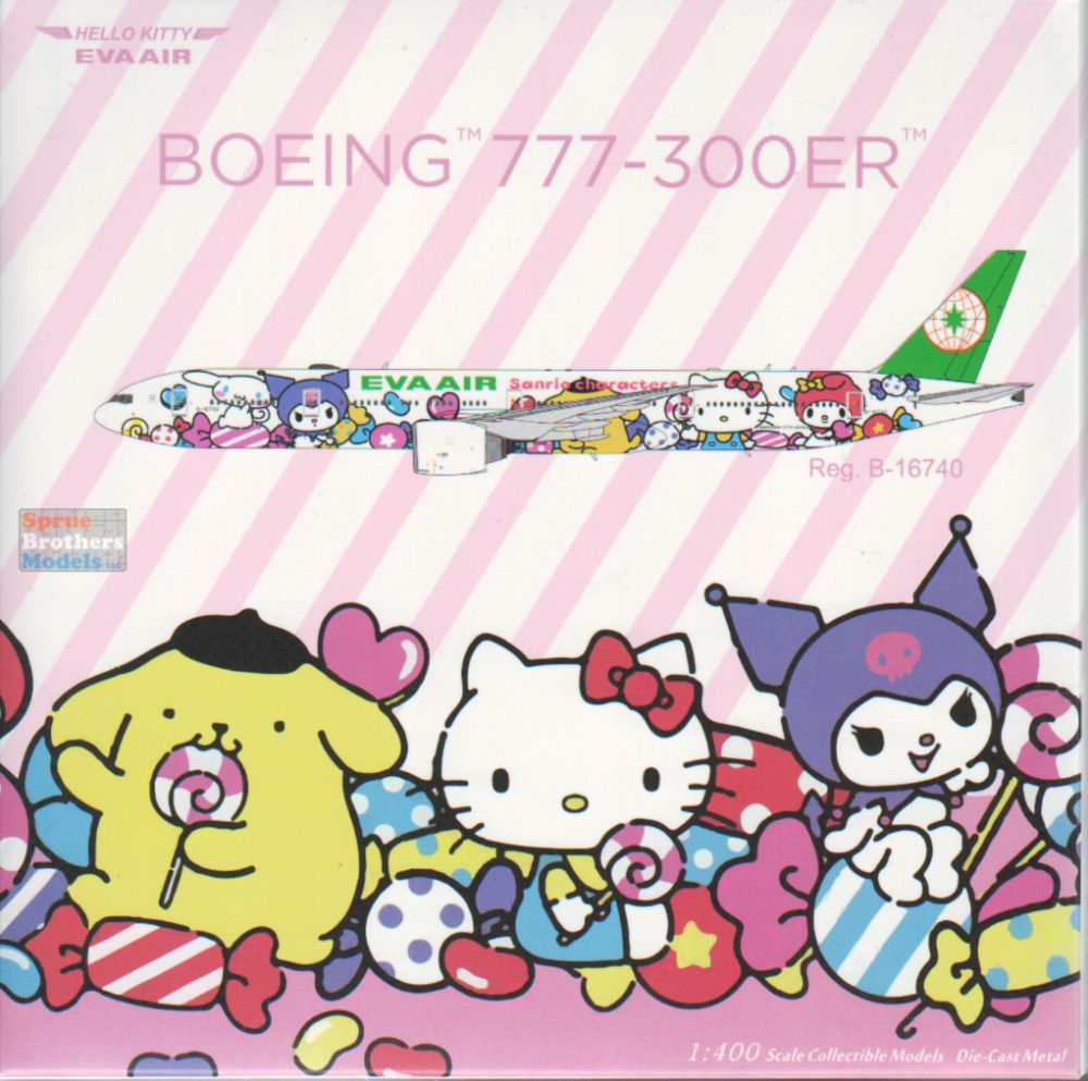 NGM73074 1:400 NG Model EVA Air B777-300ER Reg #B-16740 Hello