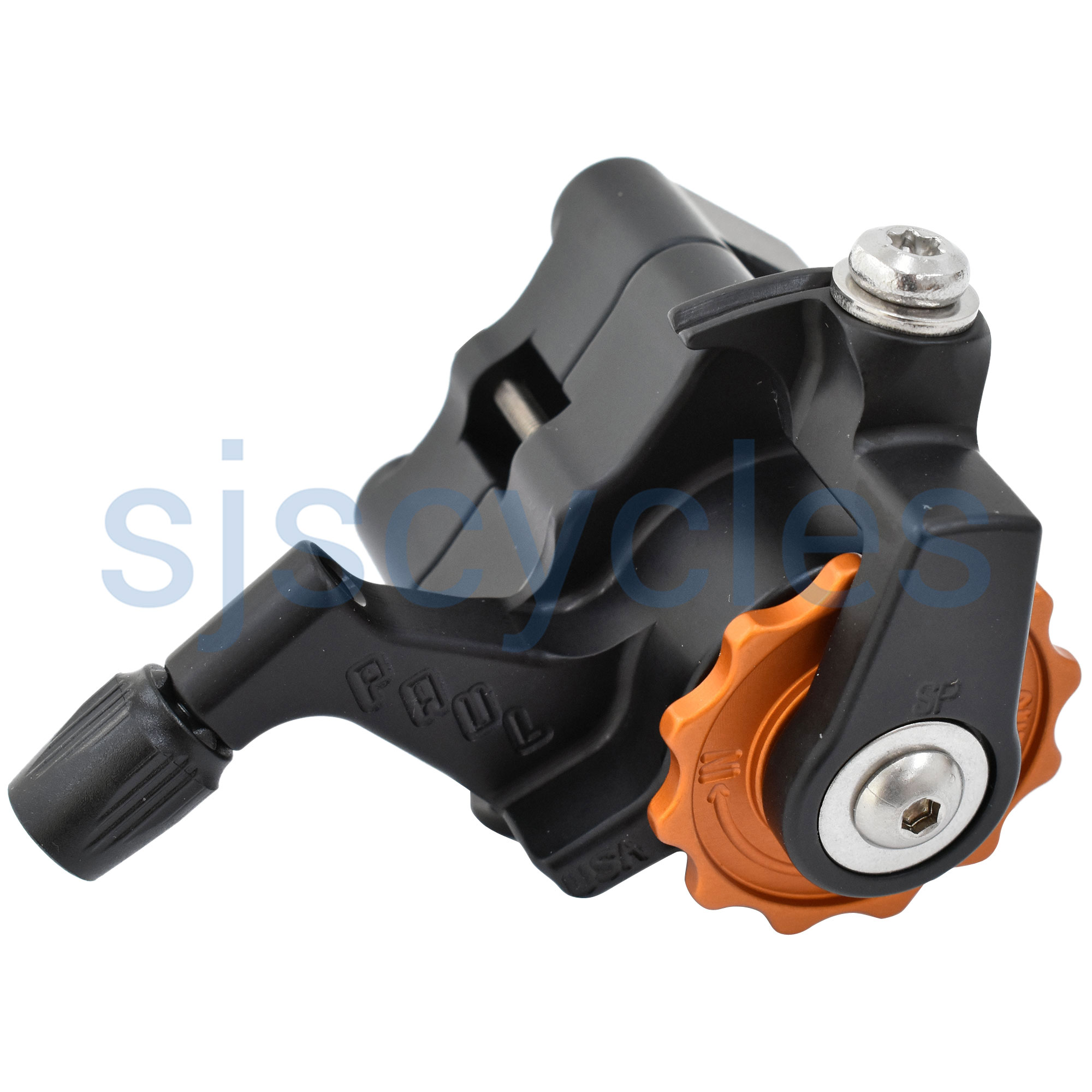 Paul Components Flat Mount Klamper Black/Orange