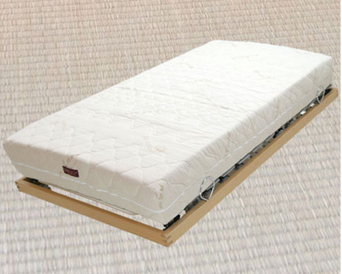 ウッドスプリングベッドXPoint/Na（フラット）とラテックスマットレス