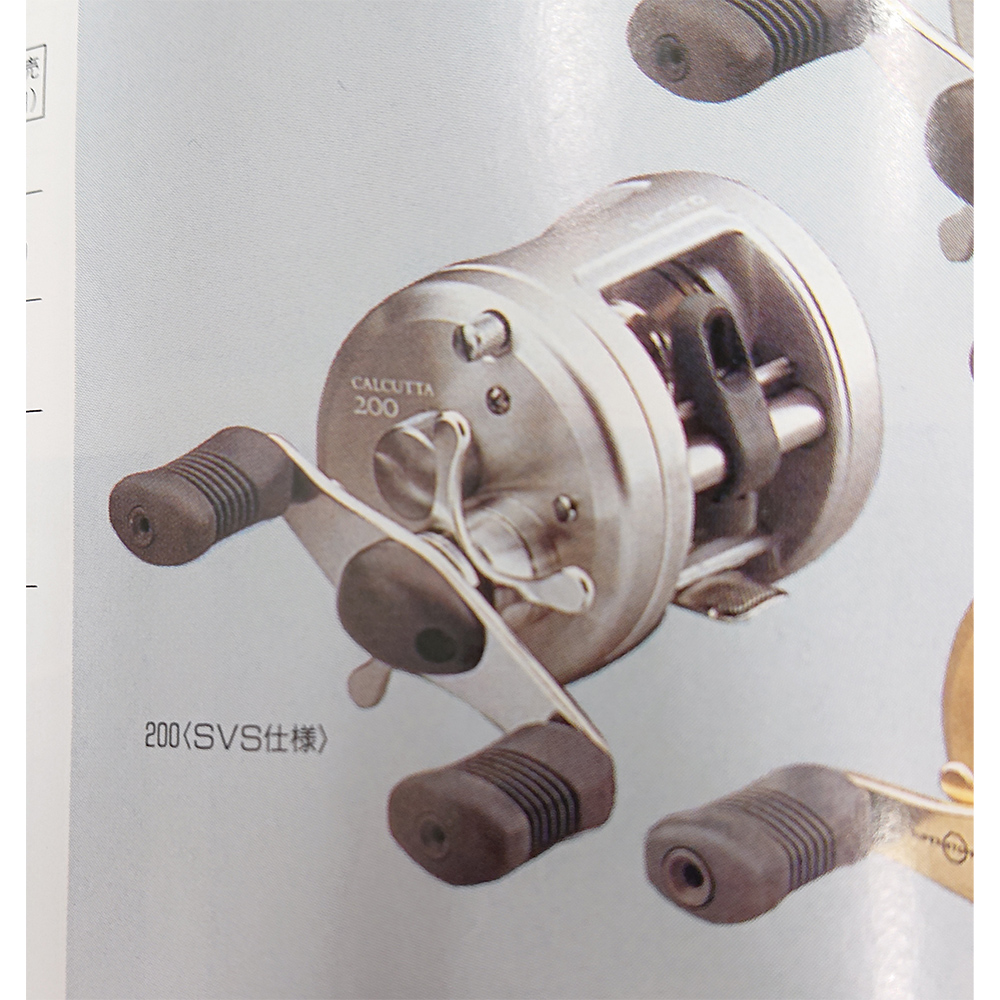 箱付・説明書／美品】シマノ カルカッタ200 SVS A-RB シルバー パーツ