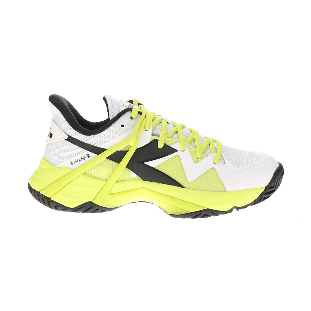 Shop White, Yellow Mens B.Icon 2 All Ground Tennis Shoes – Shoebacca