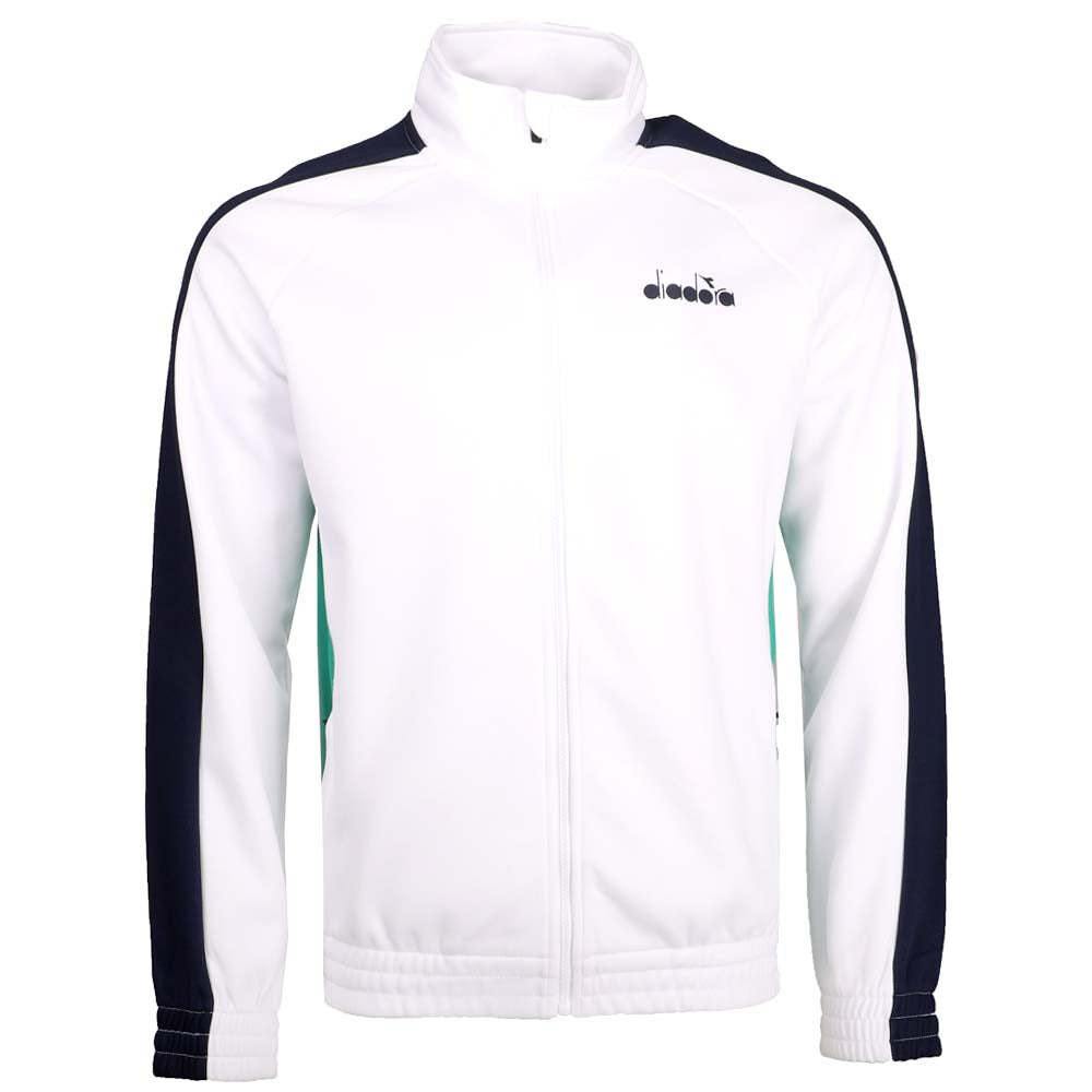 Shop White Mens Diadora Tennis Full Zip Jacket – Shoebacca