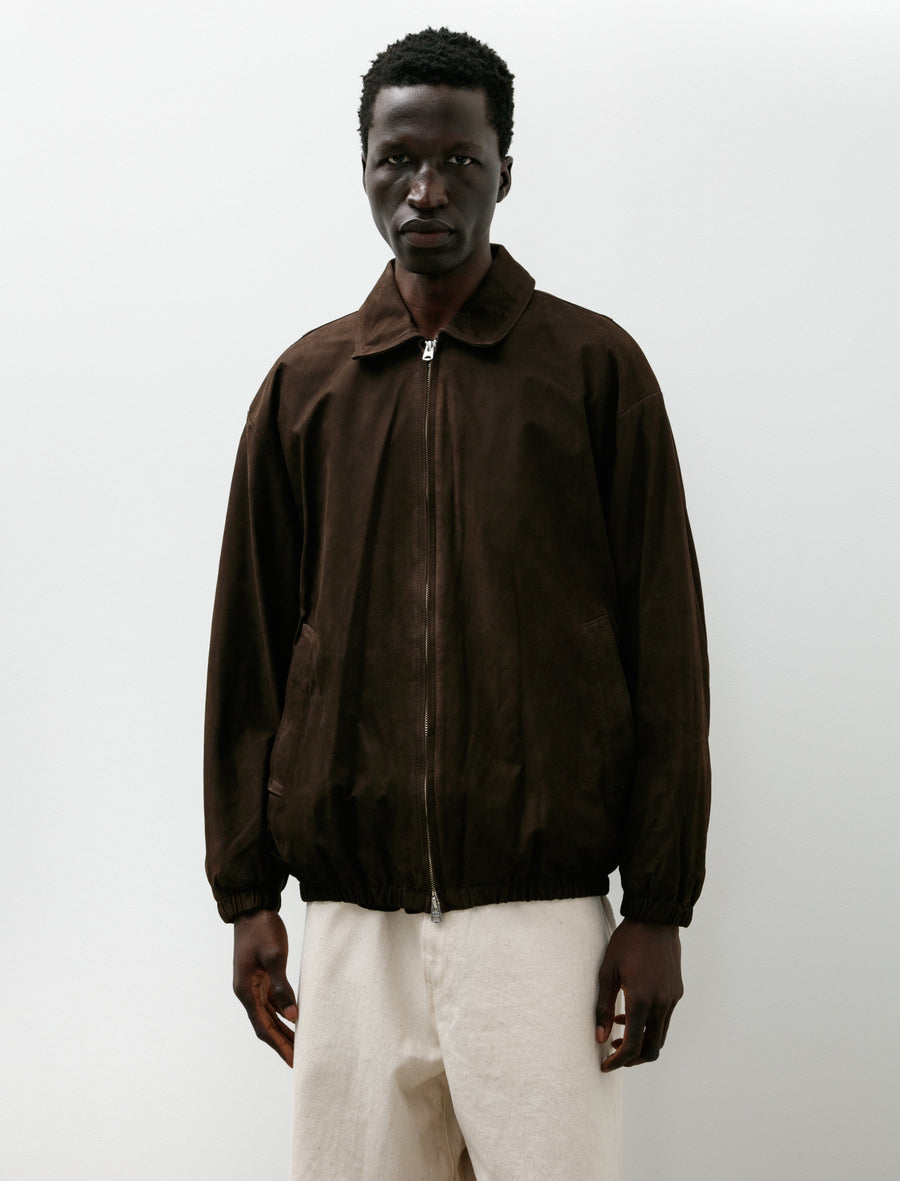 Yoko Zip Blouson Brown Nubuck – Neighbour
