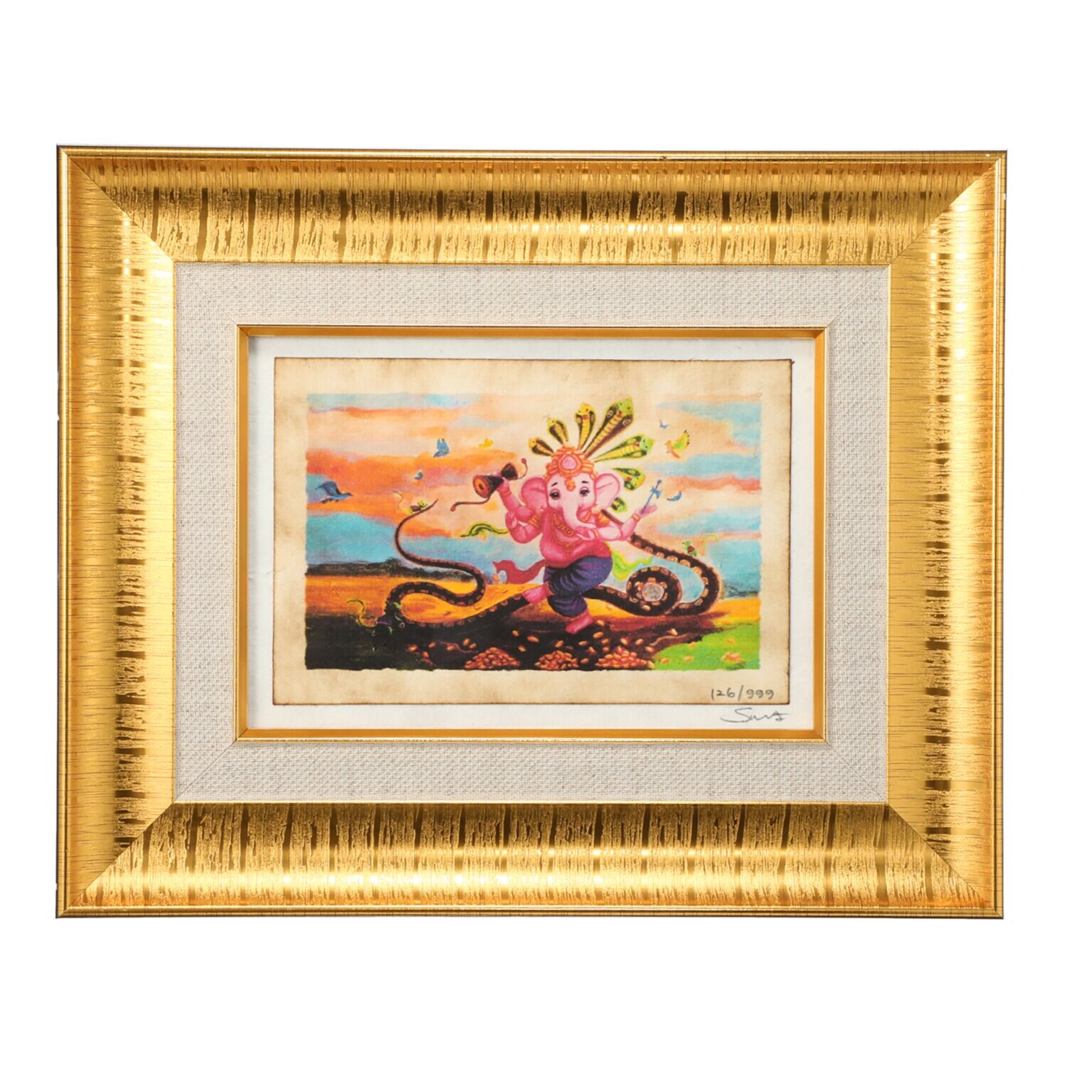 祝！15周年 プラピカネ 神守りの象徴 踊るベイビーピカネの描画