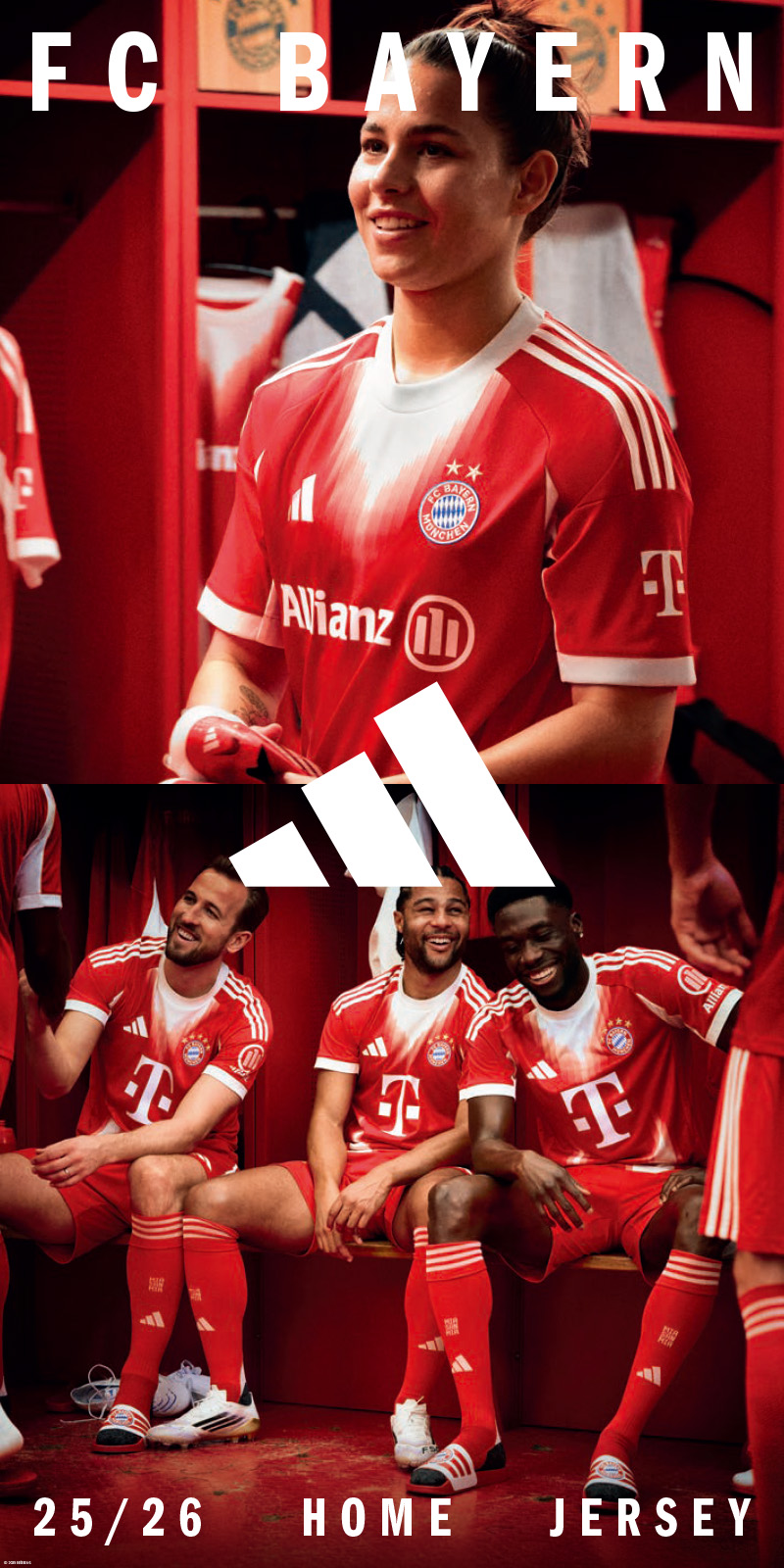 バイエルン・ミュンヘン 25/26 ユニフォーム | adidas football