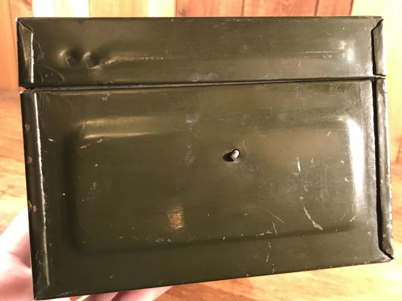 Union Utility Chest Army Green Metal Tool Box ユニオン