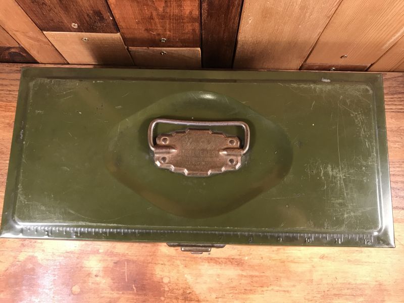 Union Utility Chest Army Green Metal Tool Box ユニオン
