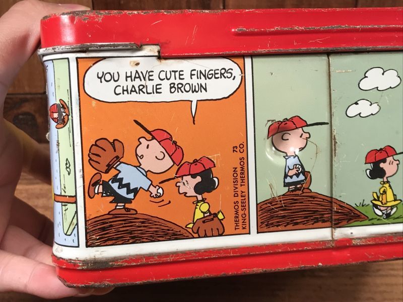Thermos Peanuts Snoopy Metal Lunch Box スヌーピー ビンテージ