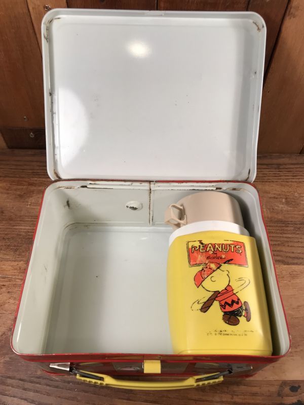 Thermos Peanuts Snoopy Metal Lunch Box スヌーピー ビンテージ