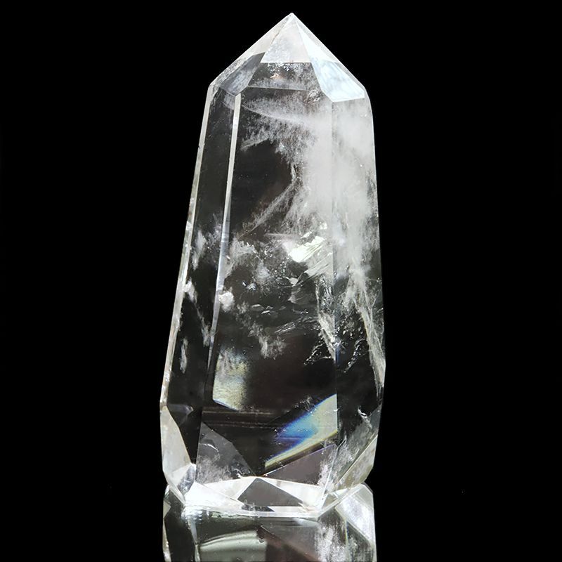 一点物】置物 水晶 六角柱 ブラジル産 浄化 クォーツ パワーストーン