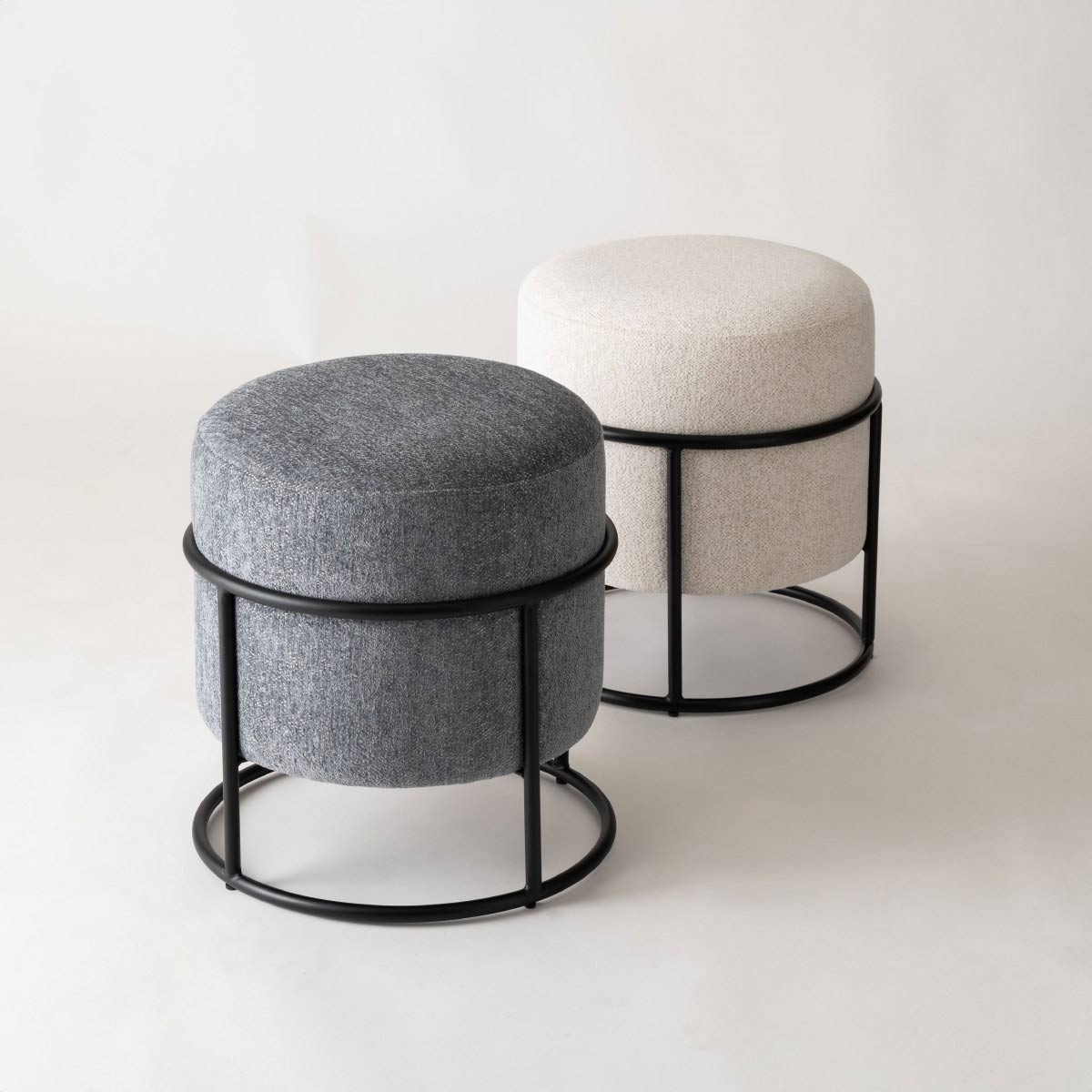 スツール グレー