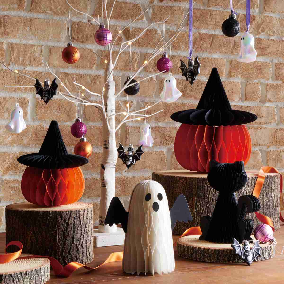 ハロウィンオーナメントセット ゴースト