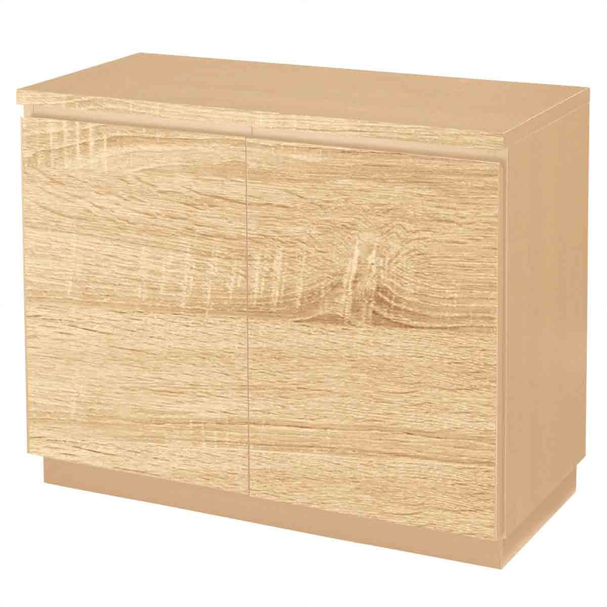 木製収納ボックス ハイタイプ 台輪タイプ 幅90cm用〔ストエキ