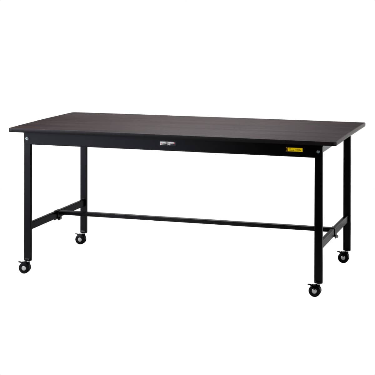 作業台 移動式 軽量タイプ ブラック 均等耐荷重150kg 移動式 幅1200