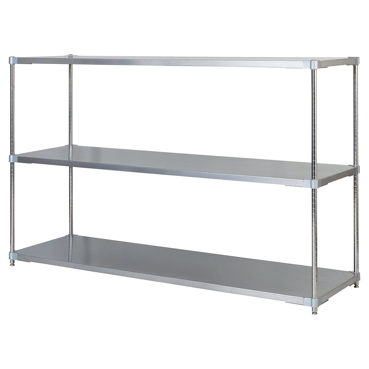 ステンレスシェルフラック 幅152.3cm〔ストエキオリジナル〕 2段(高さ