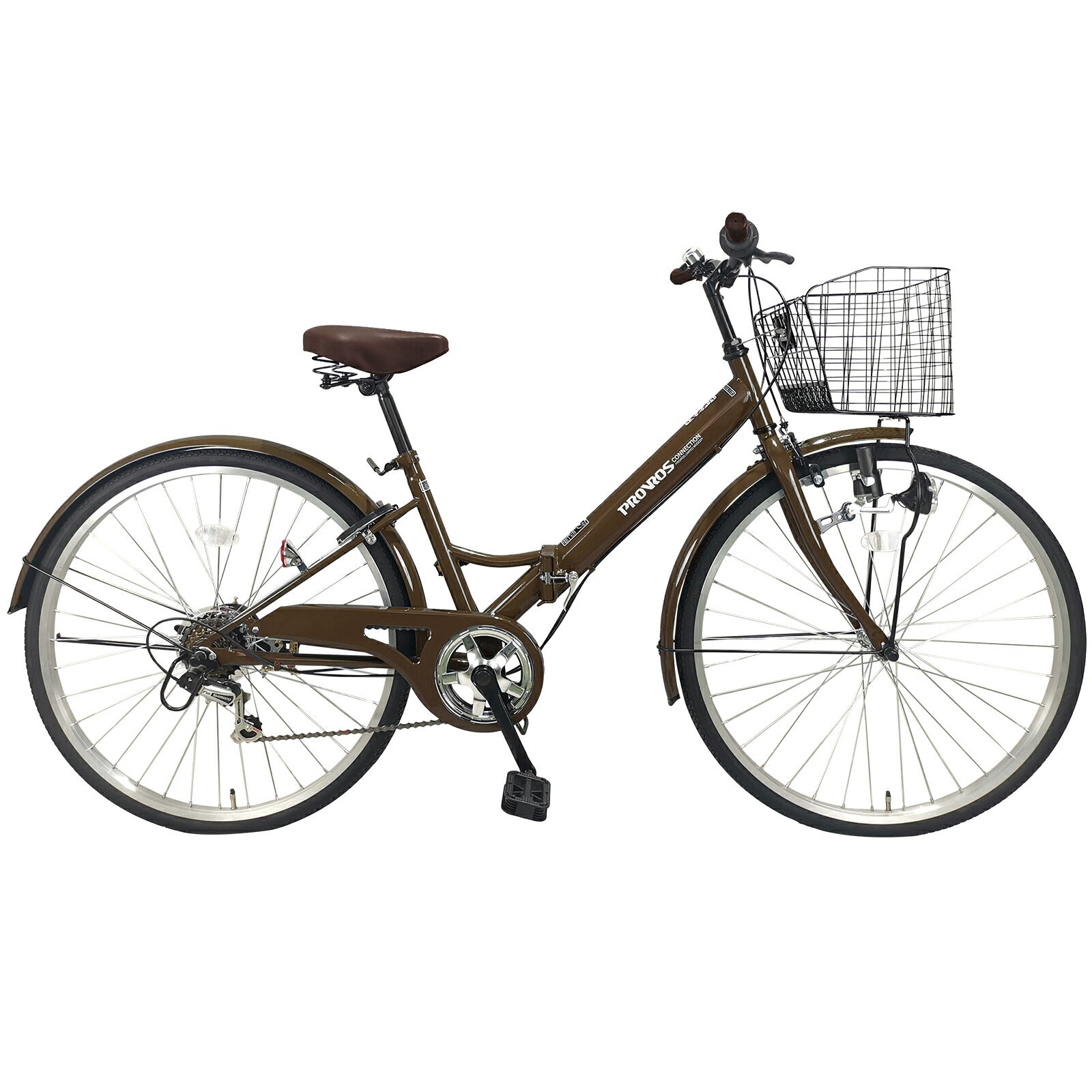 シティサイクル シマノ6段変速 26インチ シティーバイク 折りたたみ