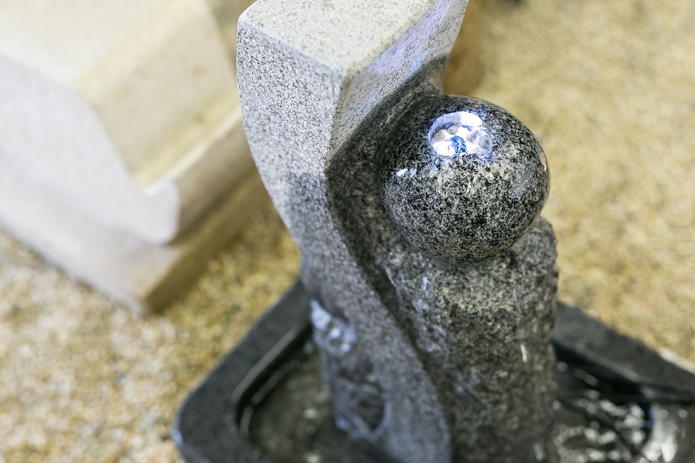 水のオブジェ№43の製品案内愛知県岡崎市の石灯篭・水鉢蹲など石材製品