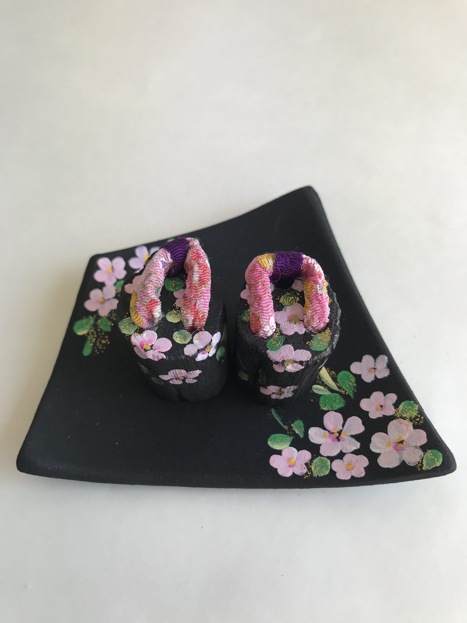 炭下駄（桜）＊ｷﾞﾌﾄBOX入り | 紀州和歌山備長炭オブジェの炭道楽【公式】