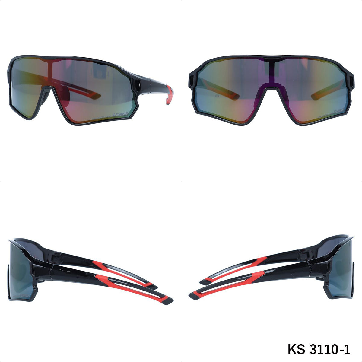 ケースイス サングラス 偏光サングラス ミラーレンズ アジアンフィット