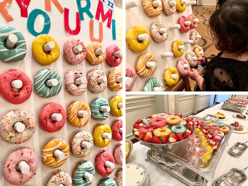 海外風結婚式にぴったり♡／ドーナツウォールが今流行ってます