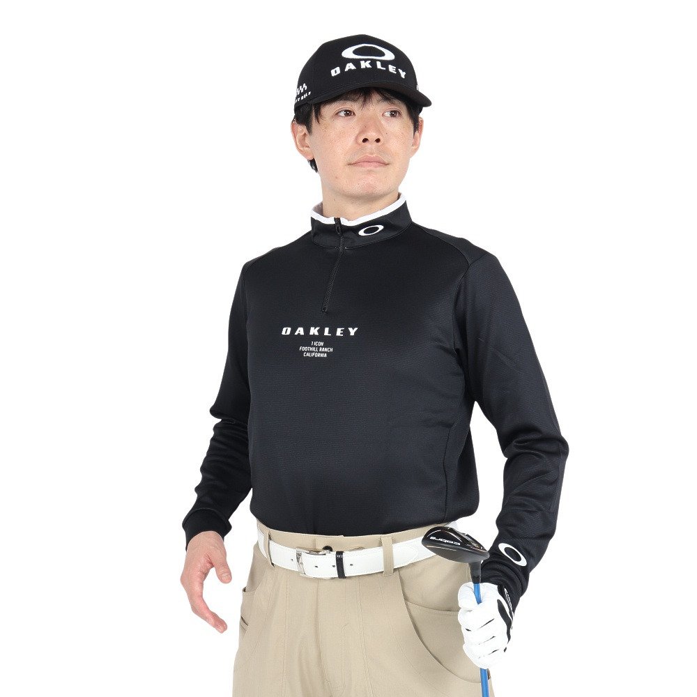 オークリー（OAKLEY）（メンズ）ゴルフウェア PLEASANT 長袖モック
