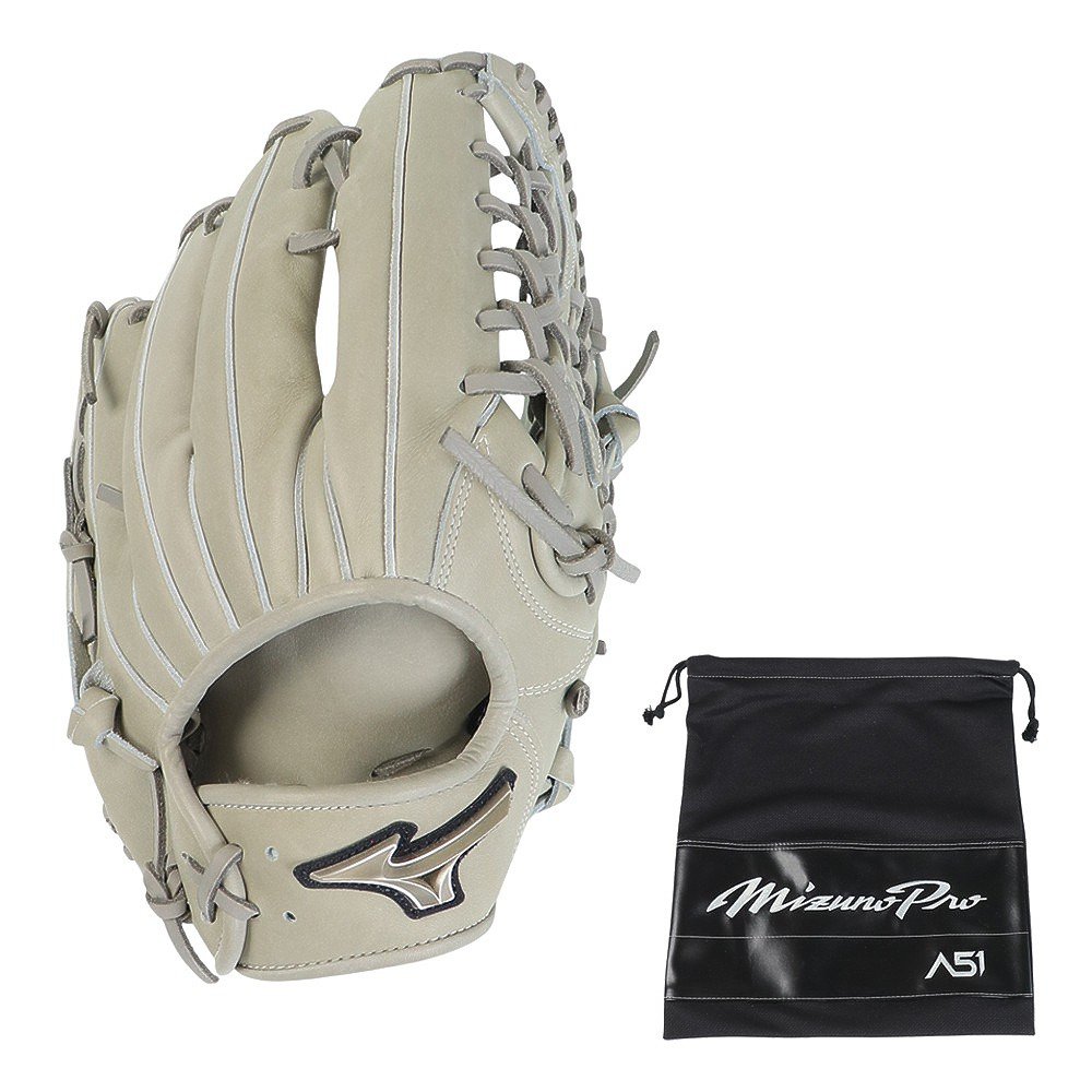 ミズノ 外野手用硬式グラブ メンズ グレー - 【公式】 スーパー