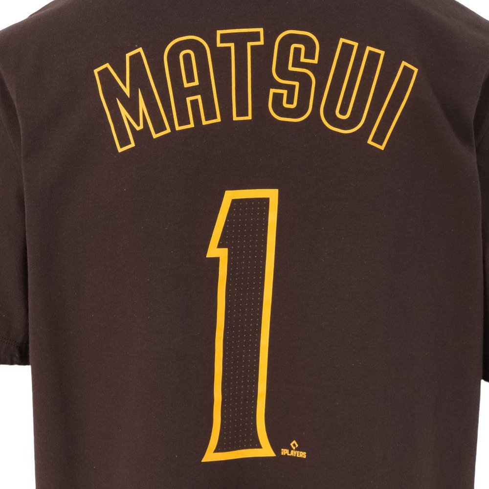 エムエルビー（MLB）（メンズ）野球ウェア ネーム&ナンバー 半袖T