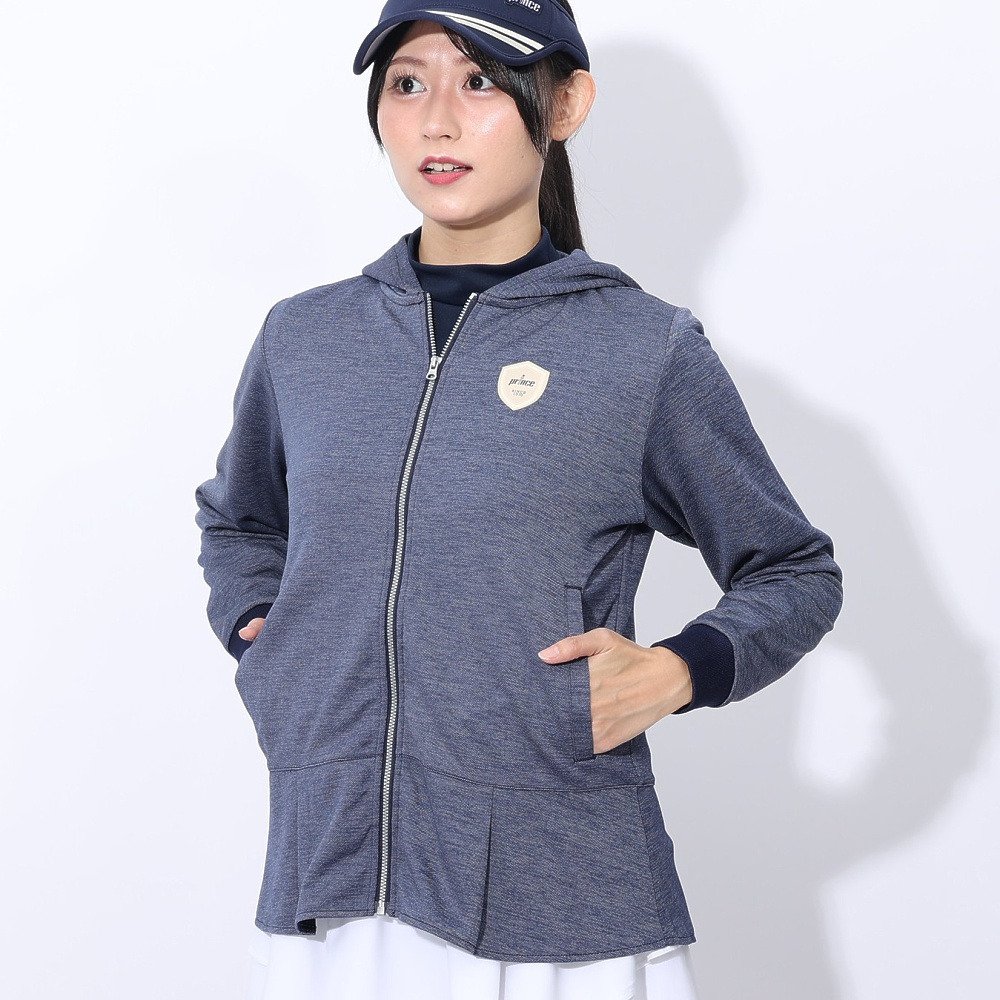 プリンス（PRINCE）（レディース）テニスウェア ジャケット WF4660 127 NVY