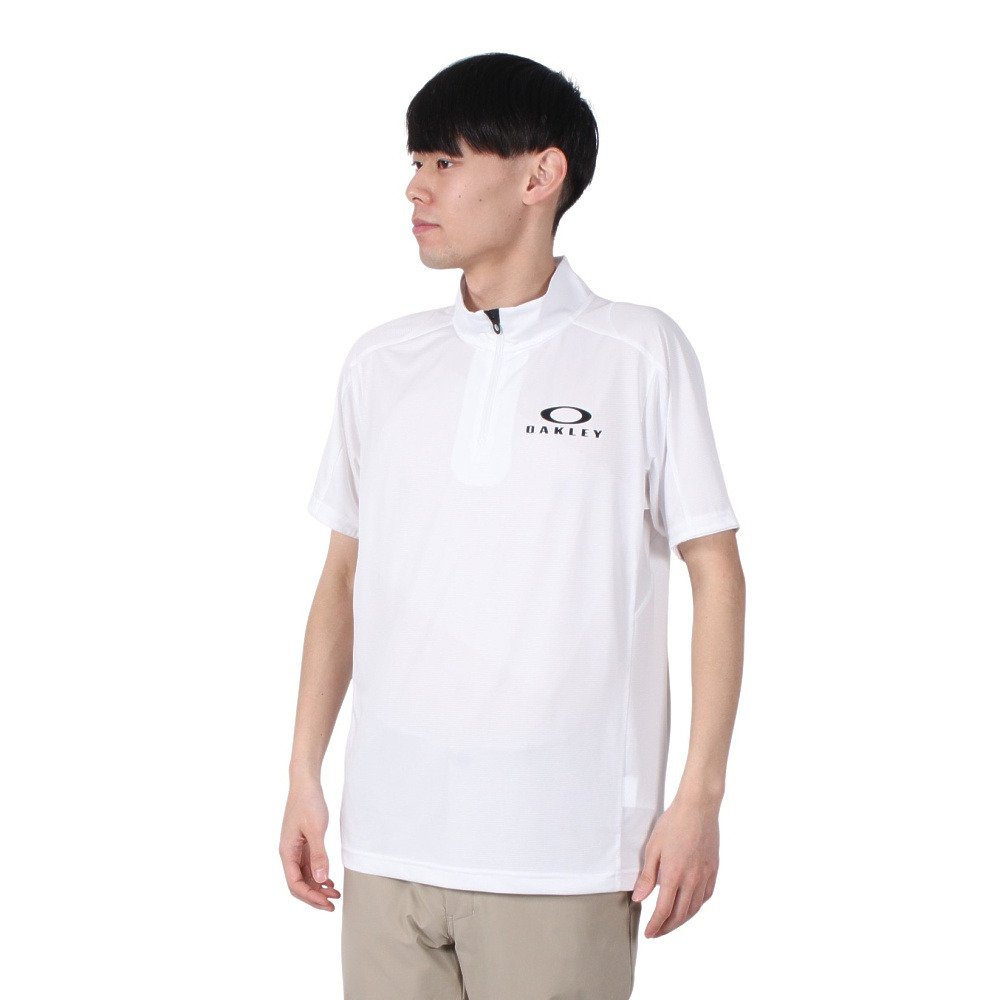 オークリー（OAKLEY）（メンズ）Enhance 半袖 モックネック シャツ