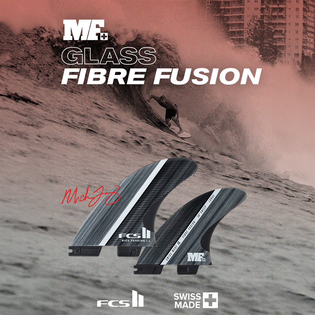 FCS II Mick Fanning Glass Fibre Fusion Tri Fin Set - FCS US