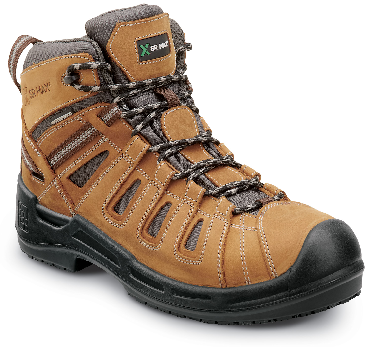Male SR MAX Men's Brown Concord MaxTRAX® Composite Toe Waterproof