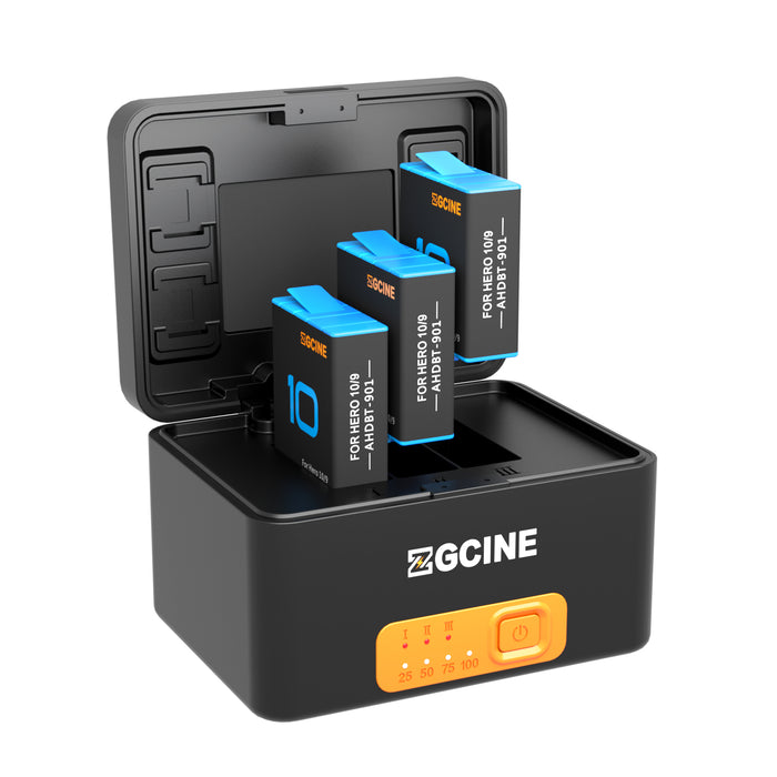 創業祭2026】ZGCINE PS-G10 GoProバッテリー充電ケース - 業務用撮影