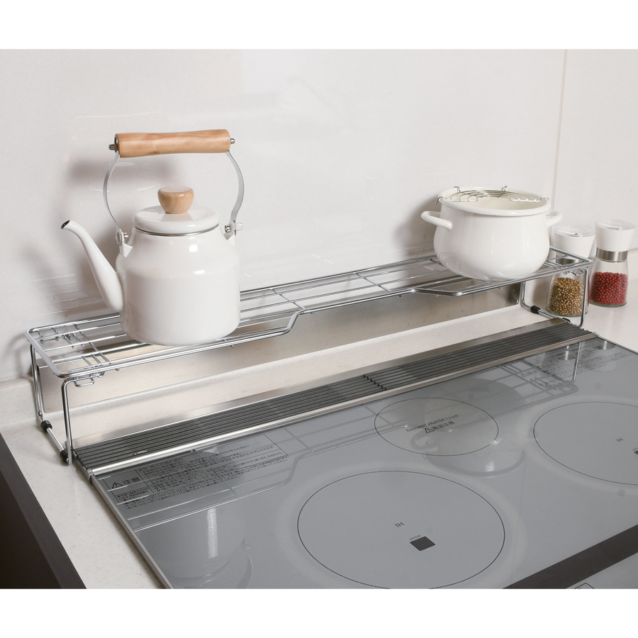 ストレージセレクト コンロ奥ラック750(足折れ式) HB-6070