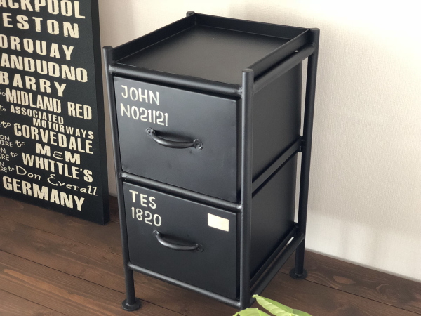 MSG インダストリアル スチールチェスト（3段） 【POINT】 家具