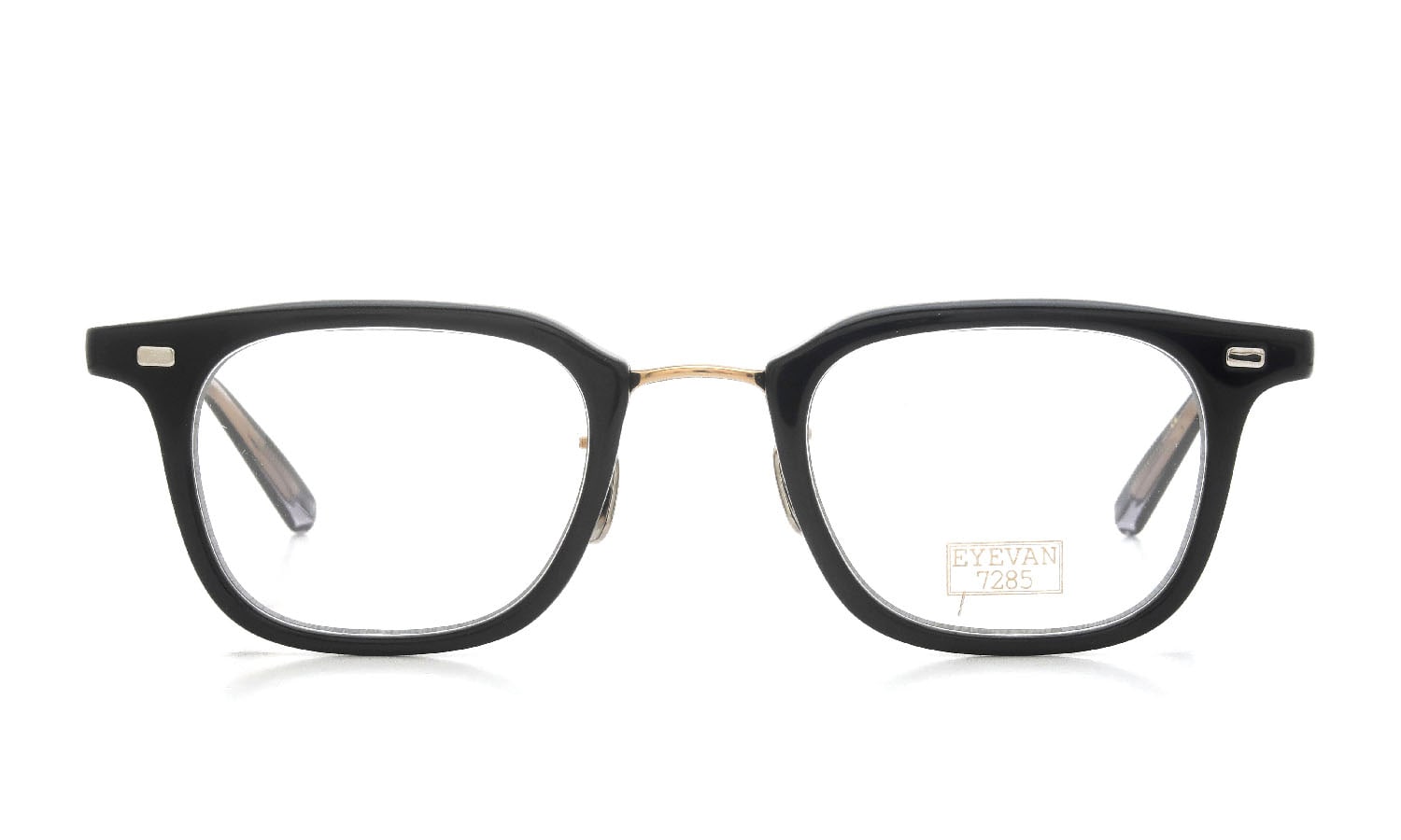EYEVAN7285 メガネ 567 47size通販 C.100 Black 正規取扱