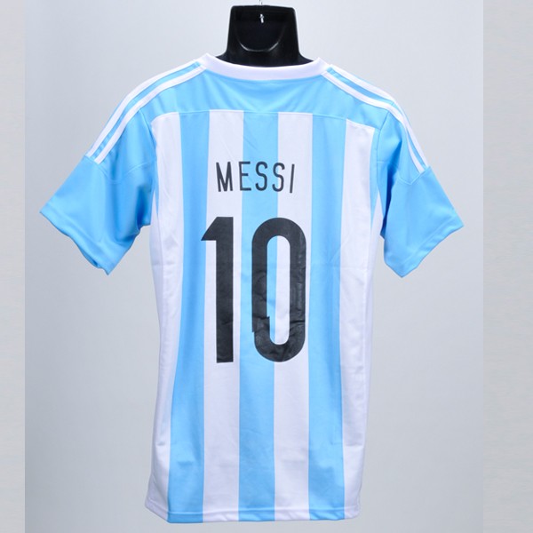 レプリカサッカープレイヤーシャツ「レギュラーサイズ」#10メッシ