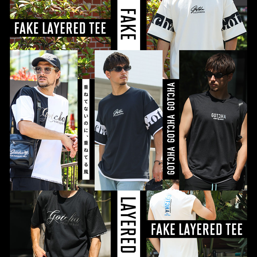 夏こそ“レイヤード見え”がちょうどいい。 FAKE LAYERED STYLE – PEET