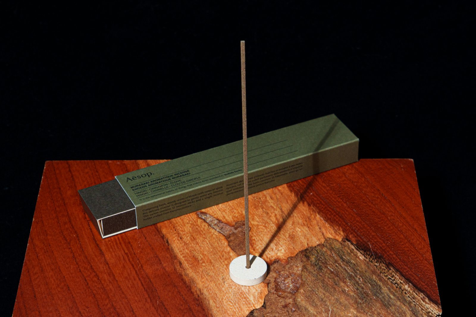 火を灯す30分間の香り】イソップが日本に注文したお香3型。すべて試し