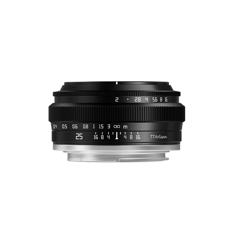 TTArtisan 25mm F2 Wide-angle Manual Lens for Fuji, Sony, M4/3
