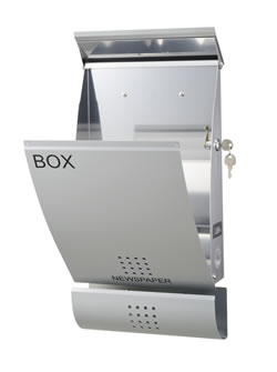 LEON MB4502ステンレス（マグネット付き）｜LEONステンレス郵便ポスト