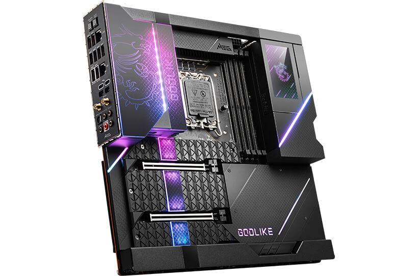 水冷クーラーとDDR5メモリセットの超ハイエンドマザーボード MSI MEG