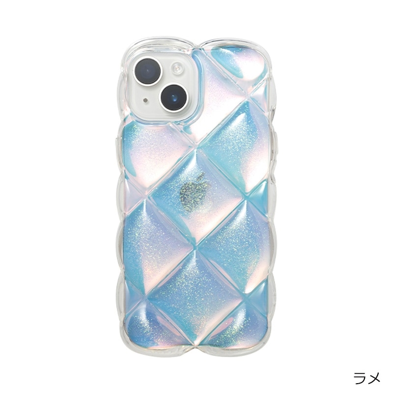 クリアキルティングケース iPhone15/14/13用