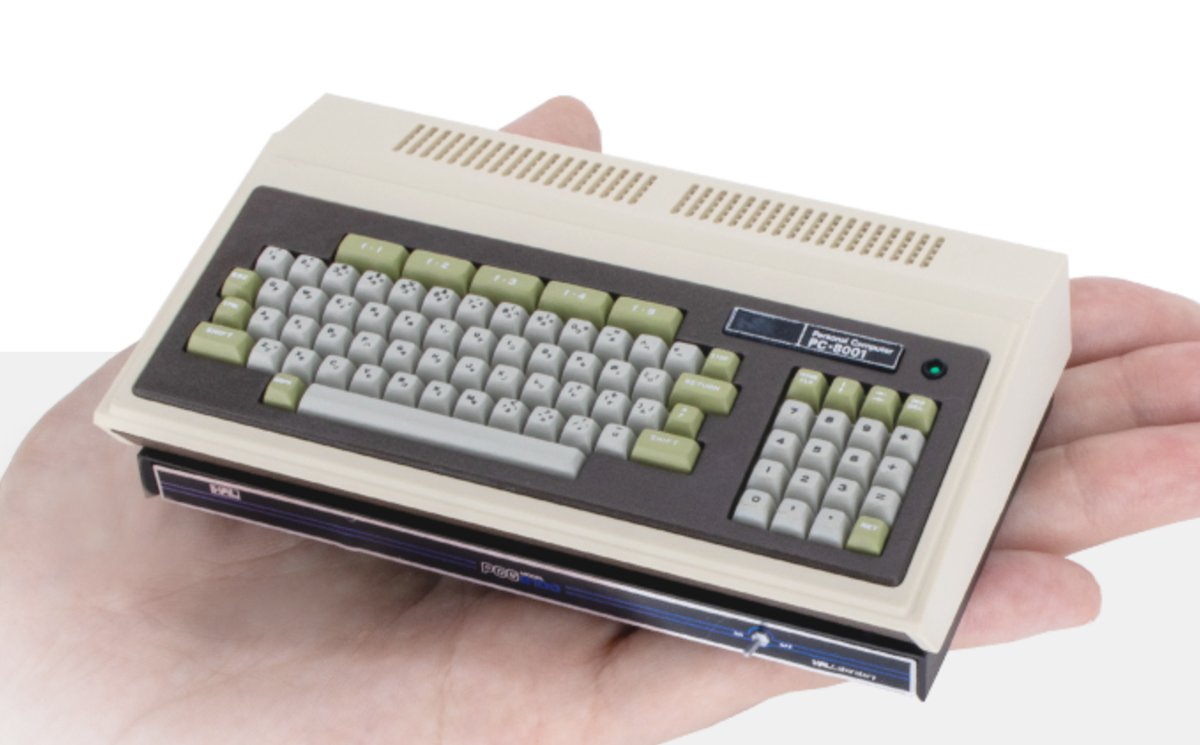 ハル研究所、「PasocomMini PC-8001」を一般発売。ミニ「PCG8100」も