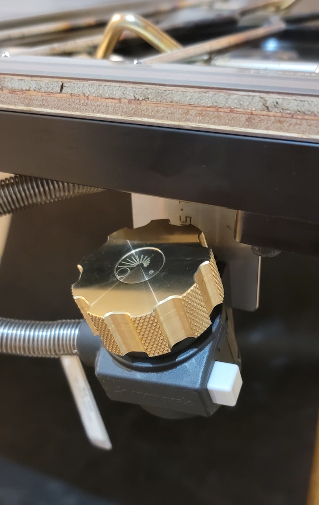 フラットバーナー用 真鍮ツマミ｜ver.2｜MOAI